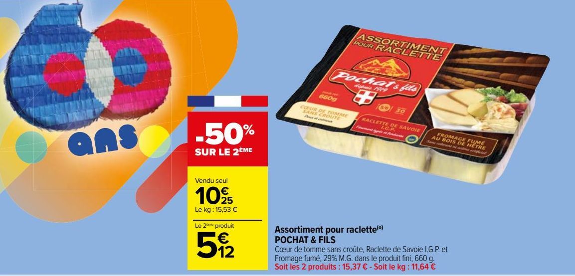 Assortiment pour raclette POCHAT & FILS