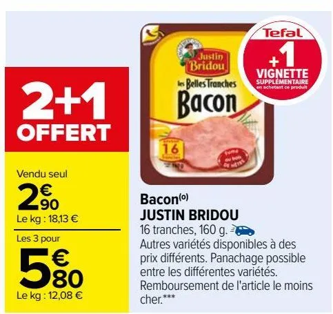 bacon justin bridou