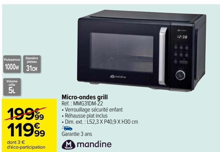 Micro-ondes grill