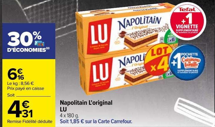 Napolitain L'original LU