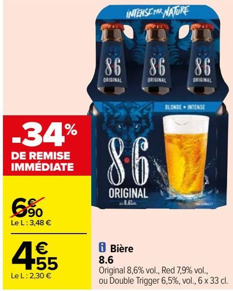 Bière 8.6