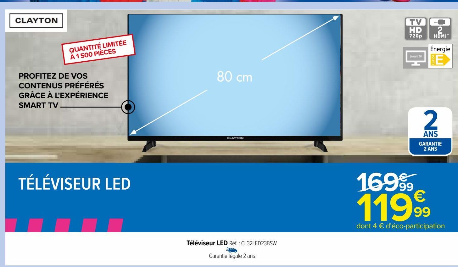 TÉLÉVISEUR LED