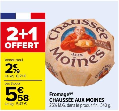 Fromage CHAUSSÉE AUX MOINES