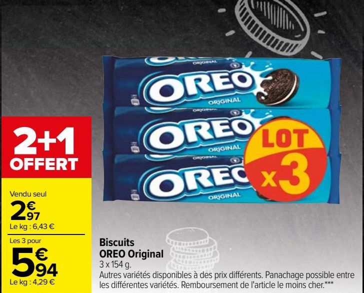 Biscuits OREO Original