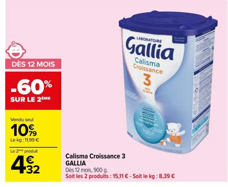 calisma croissance 3 gallia