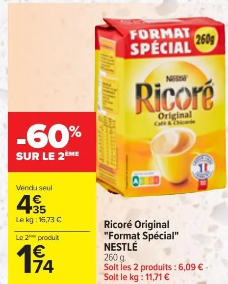 ricoré original "format spécial" nestlé