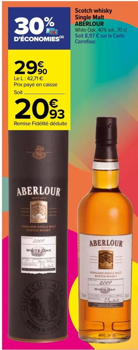 scotch whisky single malt aberlour