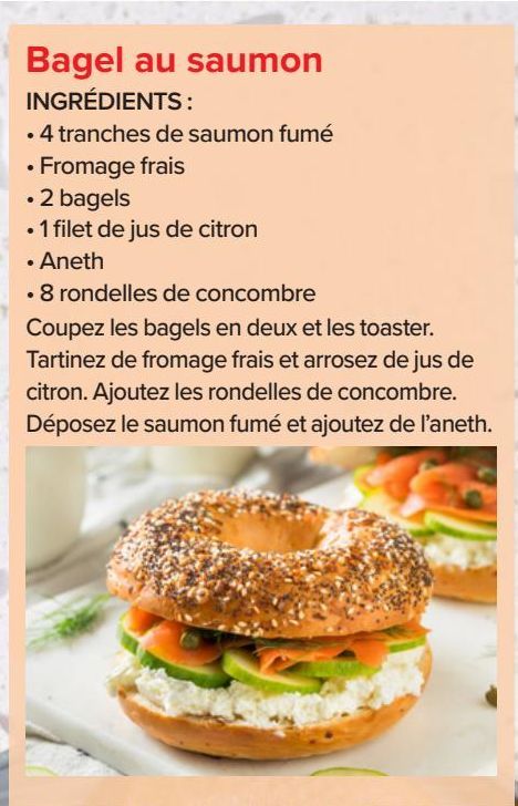 Bagel au saumon