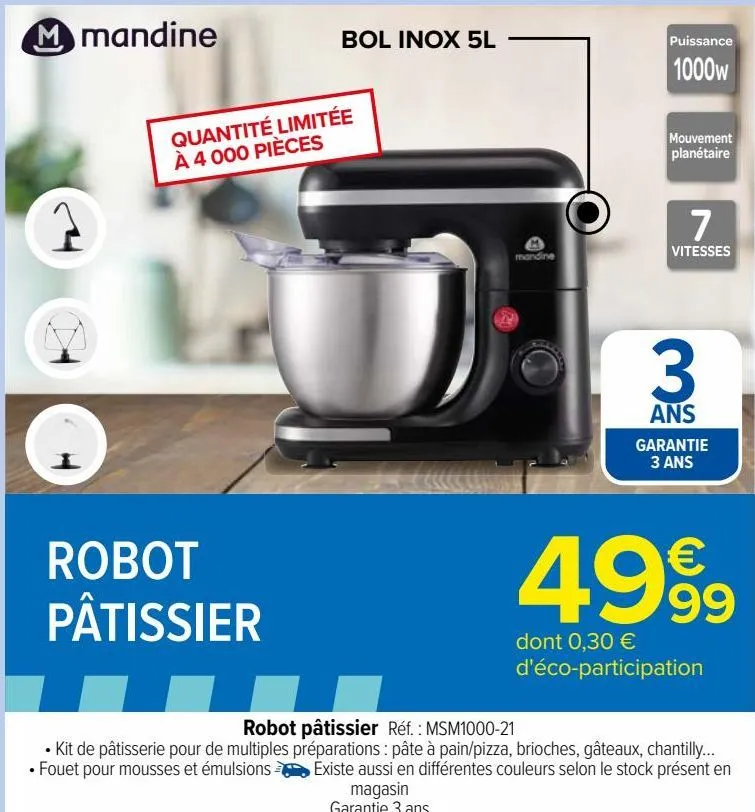 robot pâtissier