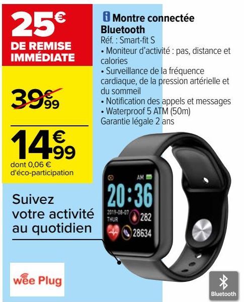 Montre connectée Bluetooth