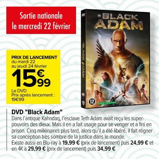 DVD "Black Adam"