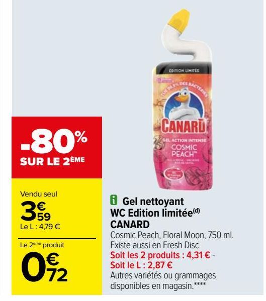 Gel nettoyant WC Edition limitée(d) CANARD