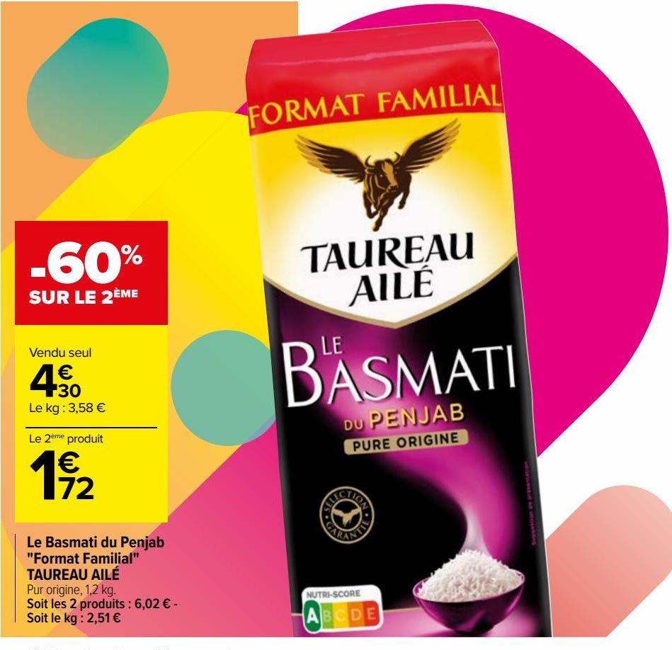  Le Basmati du Penjab "Format Familial" TAUREAU AILÉ