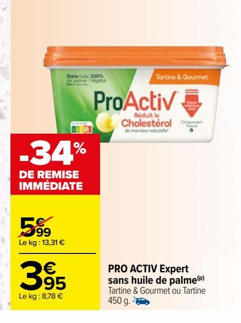  PRO ACTIV Expert sans huile de palme(p)