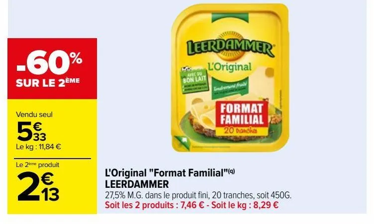 l'original "format familial"(q) leerdammer