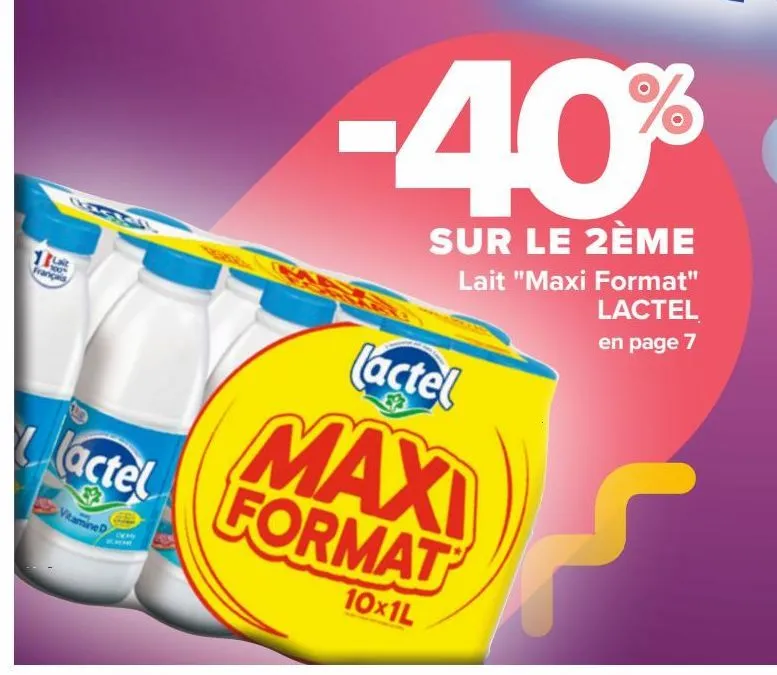 lait "maxi format" lactel
