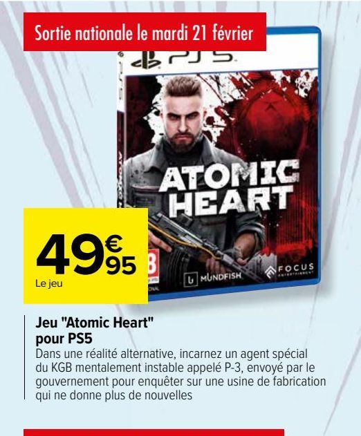 Jeu "Atomic Heart" pour PS5