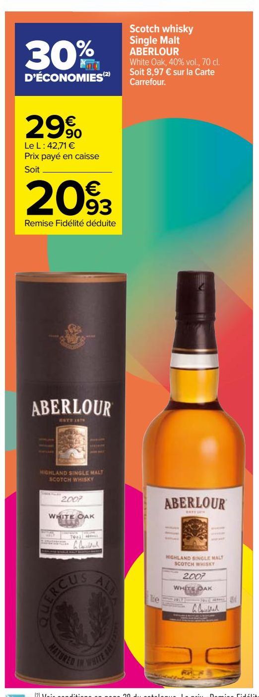  Scotch whisky Single Malt ABERLOUR