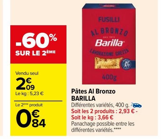 Pâtes Al Bronzo BARILLA