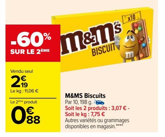 M&MS Biscuits