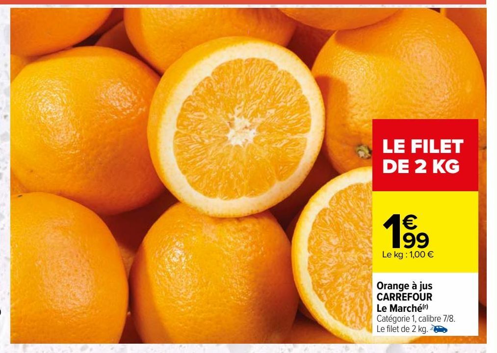 Orange à jus CARREFOUR Le Marché(r)