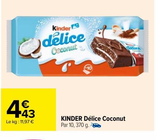 KINDER Délice Coconut