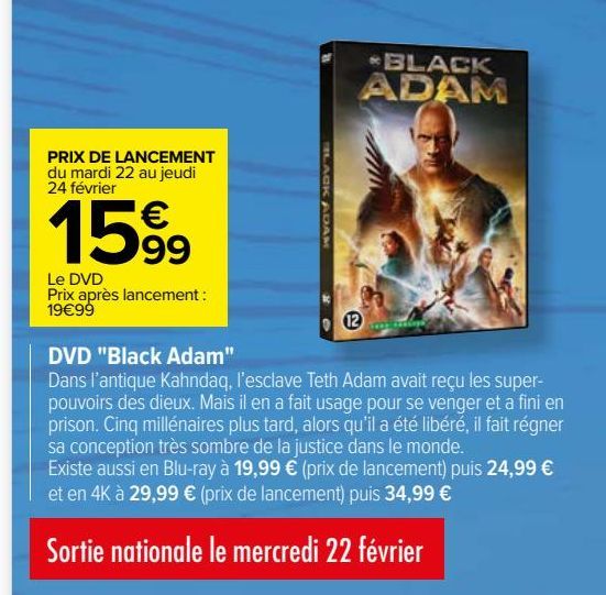 DVD "Black Adam"