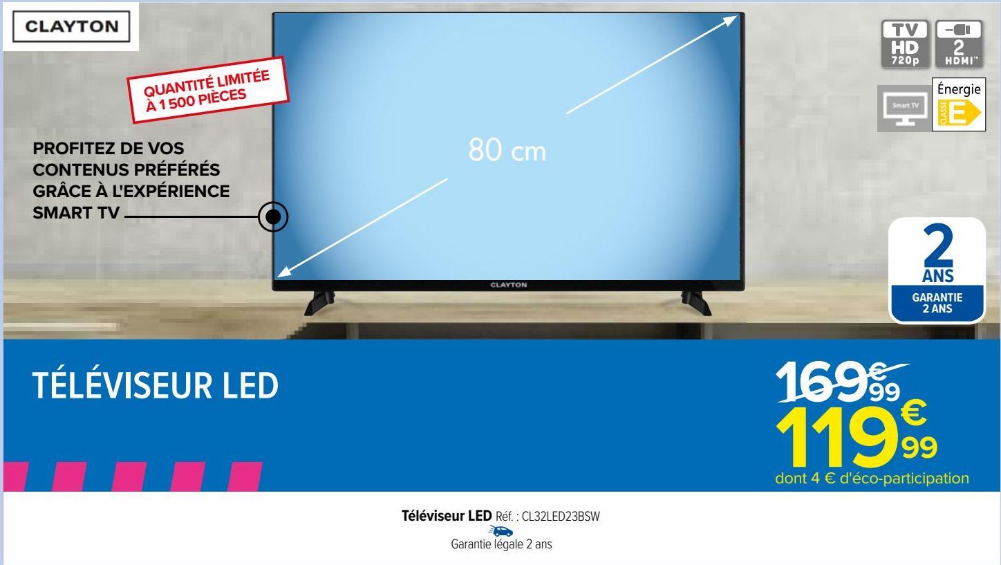 TÉLÉVISEUR LED