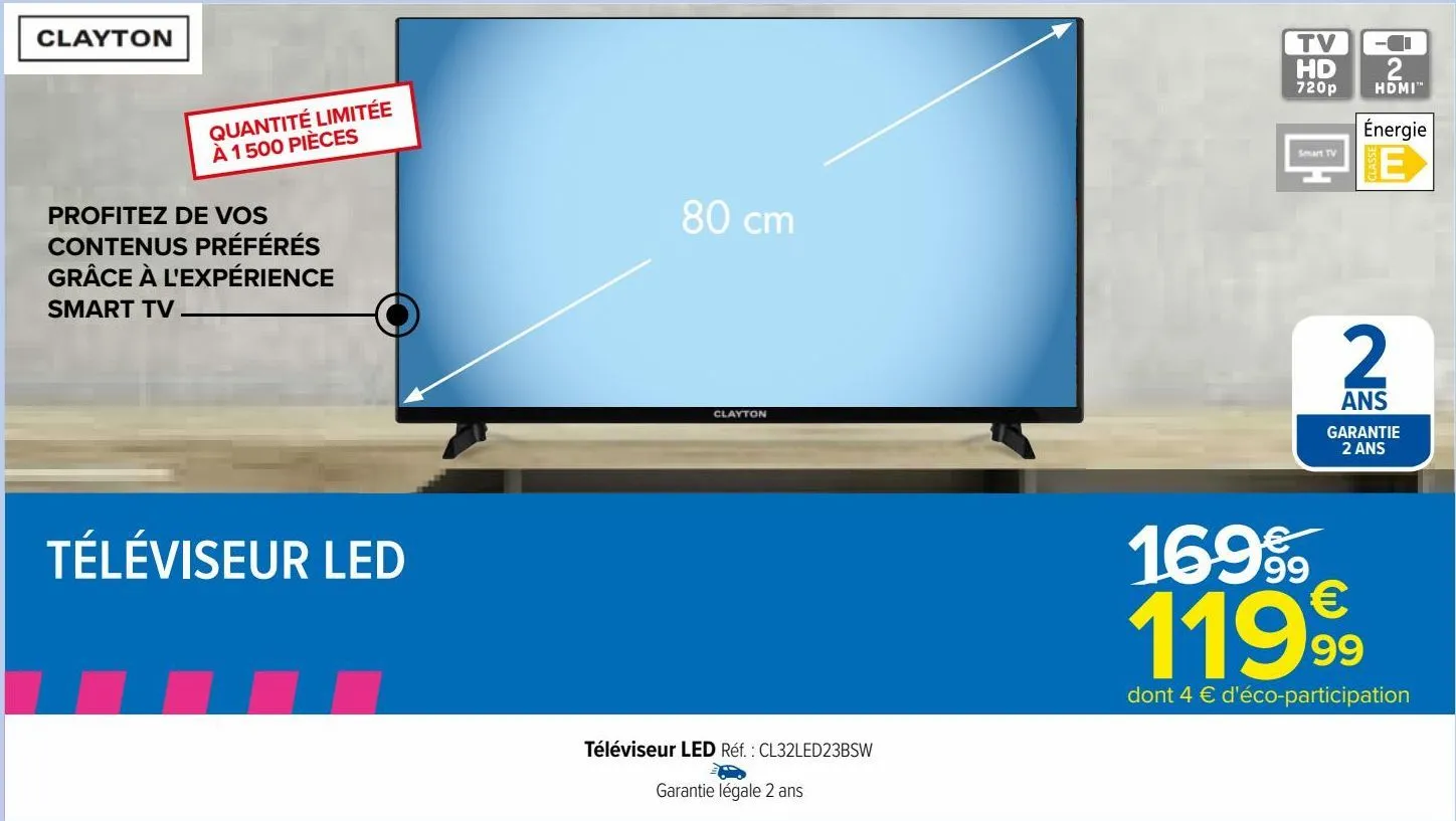 téléviseur led