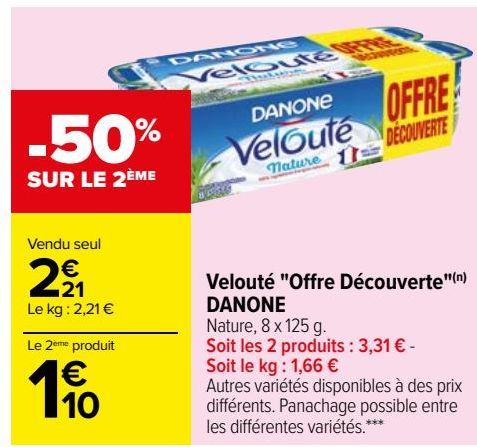 Velouté "Offre Découverte" DANONE