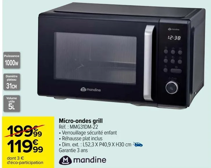 micro-ondes grill
