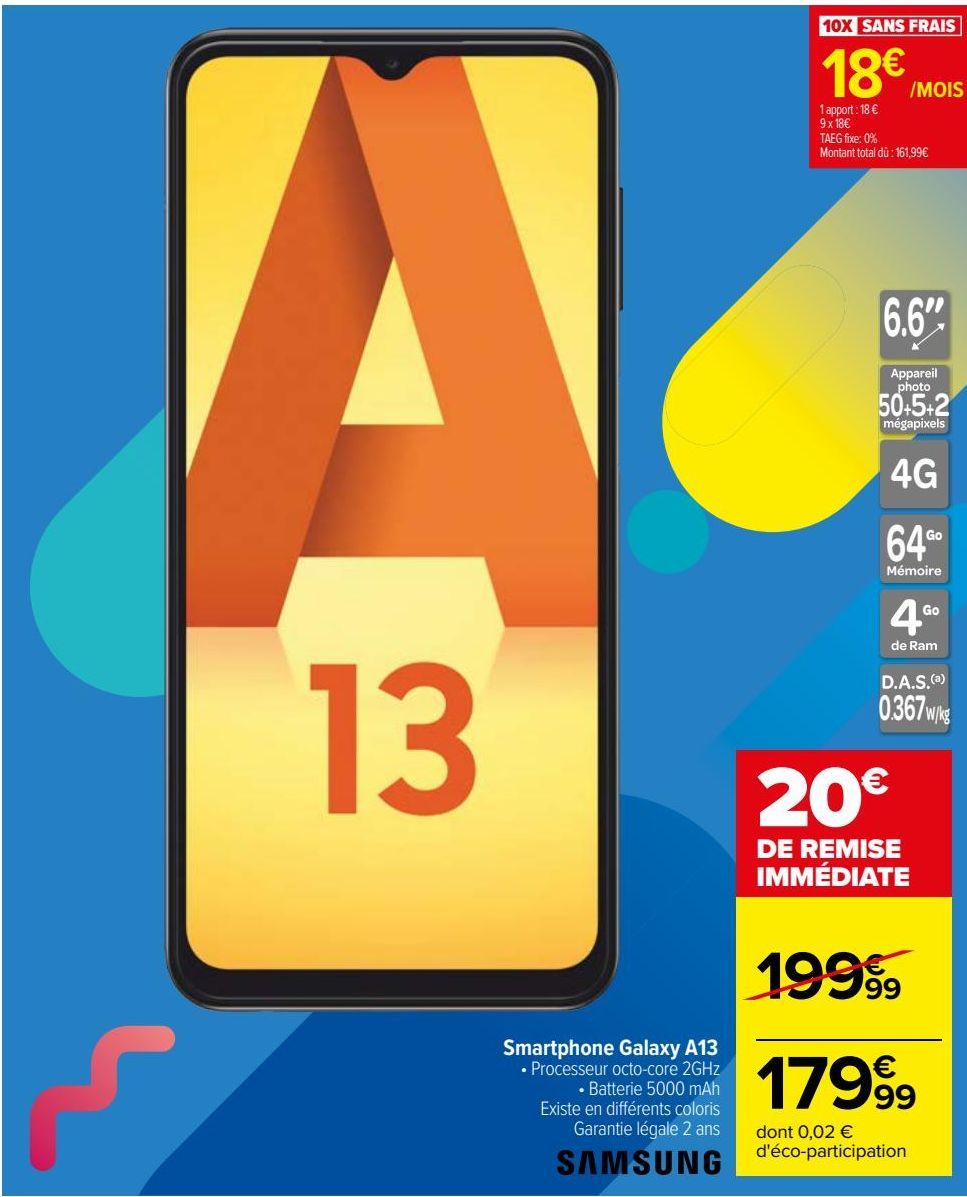 Smartphone Galaxy A13