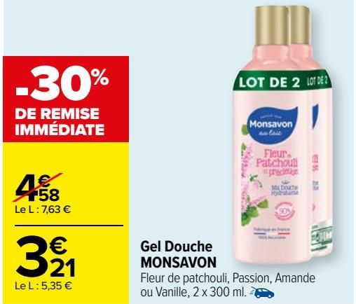 Gel Douche MONSAVON