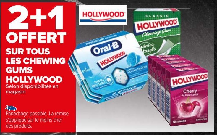 TOUS LES CHEWING GUMS HOLLYWOOD
