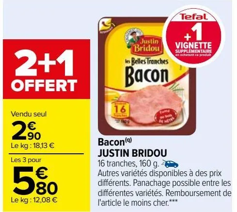 bacon justin bridou