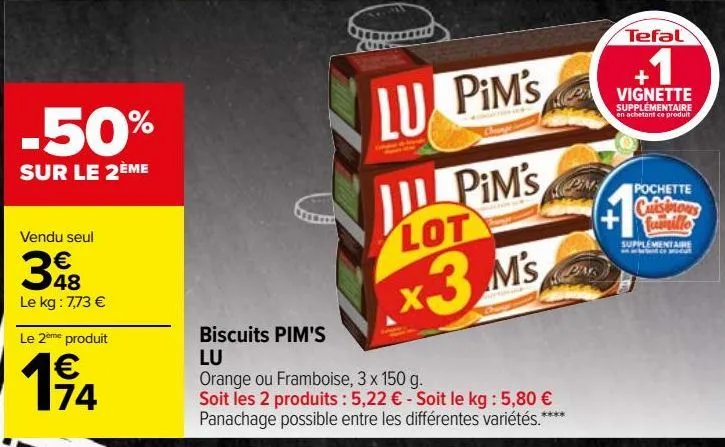 biscuits pim's lu