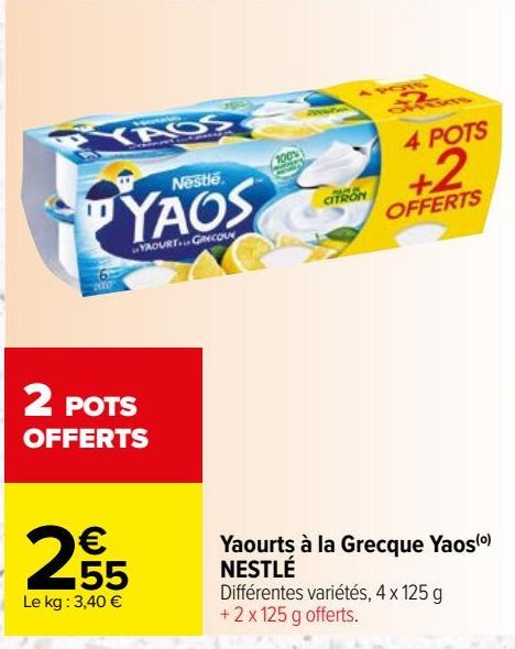 yaourt Nestlé