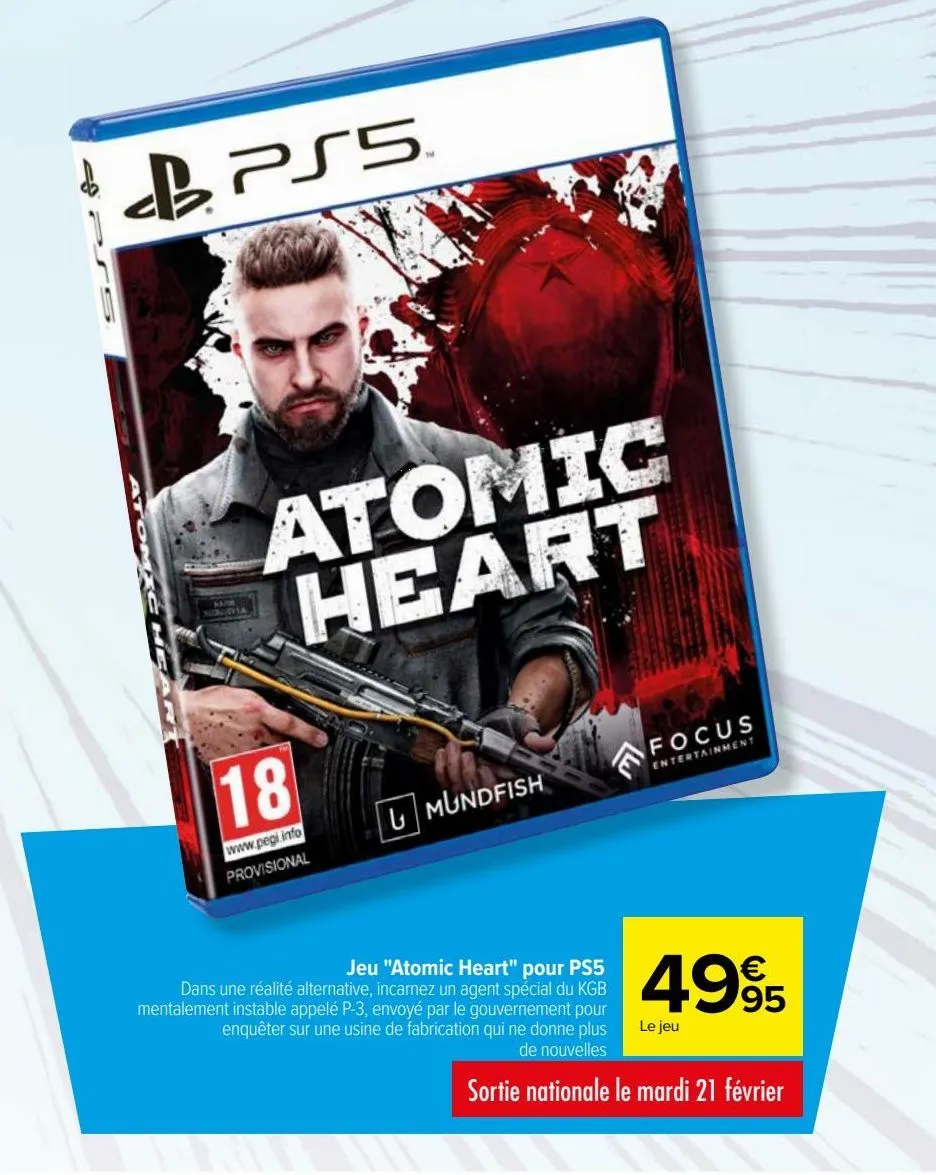 jeu "atomic heart" pour ps5