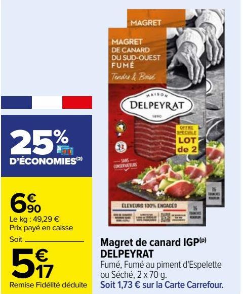 Magret de canard IGP DELPEYRAT