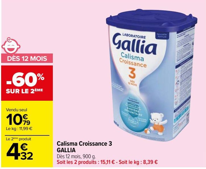 Calisma Croissance 3 GALLIA