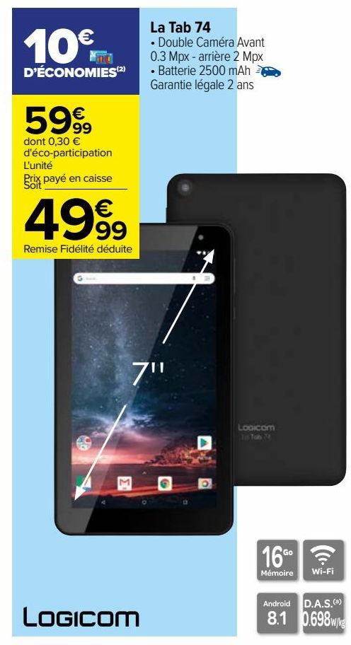 La Tab 74