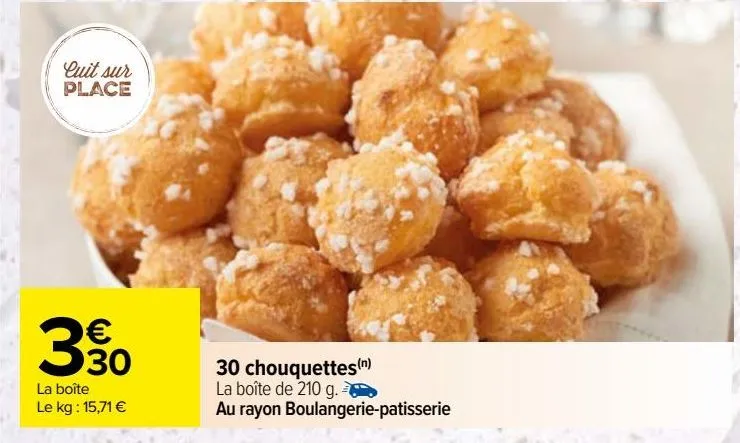 30 chouquettes