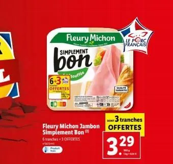 jambon fleury michon