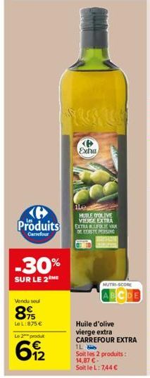 huile d'olive vierge Carrefour