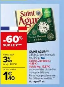 fondant saint agur