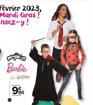 Miracul  Barbie  Hetty Potter  A partir de  8  €  990  L'accessore 