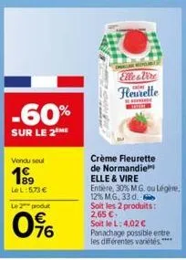 crème fleurette