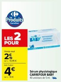 sérum physiologique Carrefour