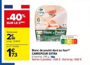 blanc de poulet Carrefour