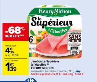 jambon Fleury Michon